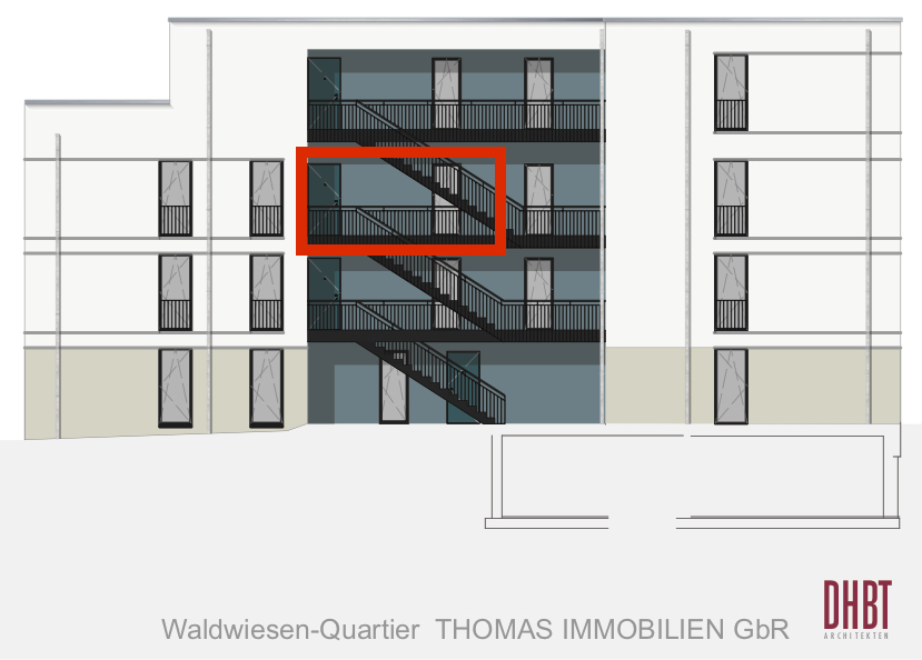 Hofansicht Wohnung 11