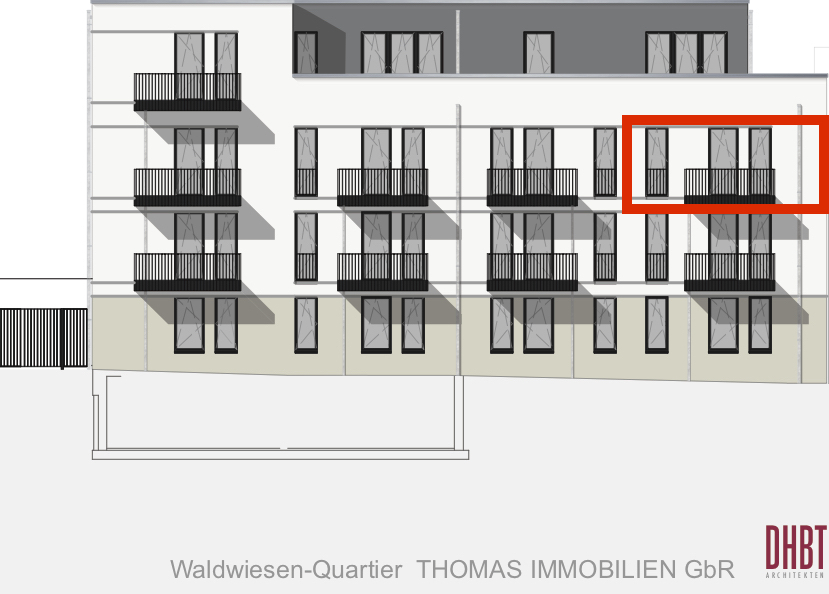 Frontansicht Wohnung 12