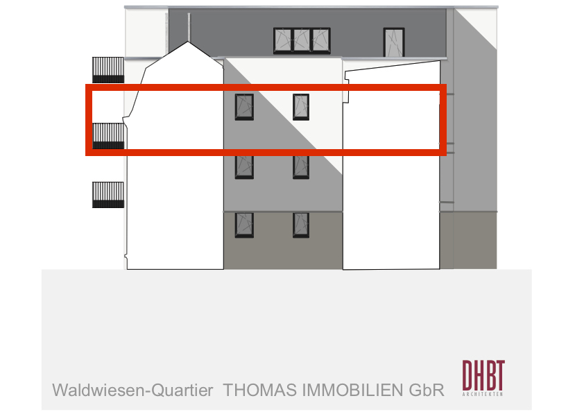 Ostansicht Wohnung 12