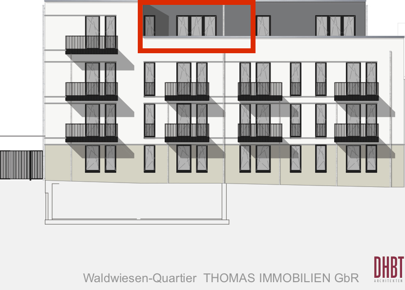 Frontansicht Wohnung 14