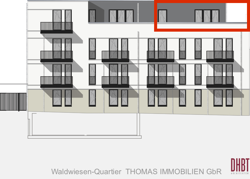 Straßenansicht Wohnung 15