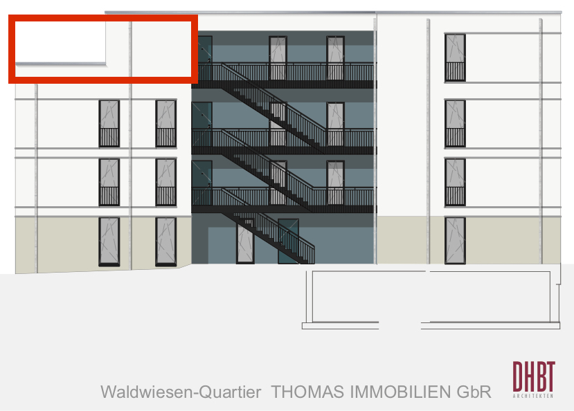 Hofansicht Wohnung 15