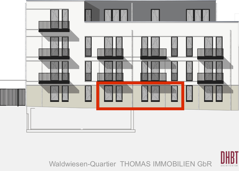 Straßenansicht Wohnung 3