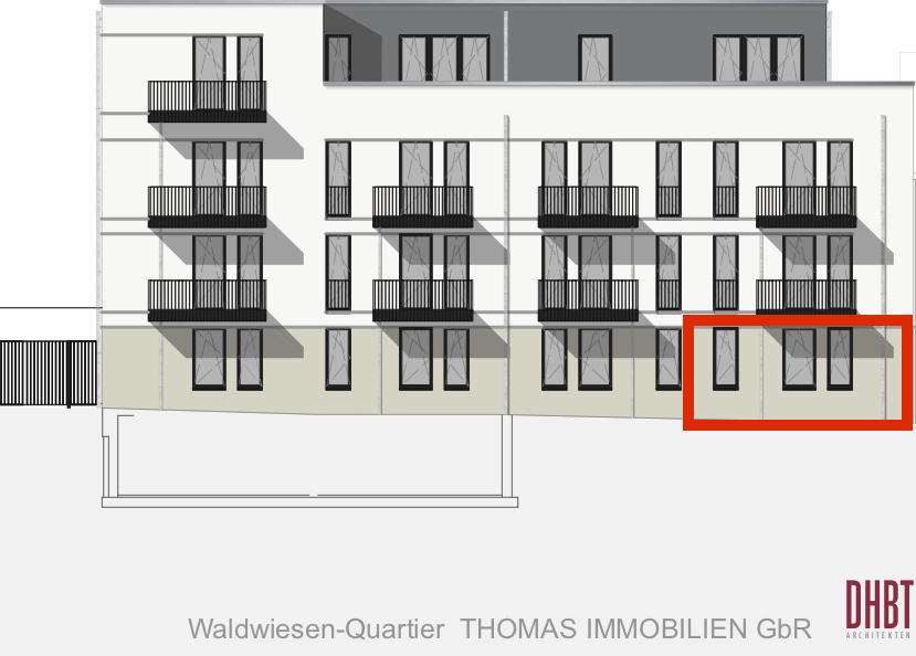 Frontansicht Wohnung 4