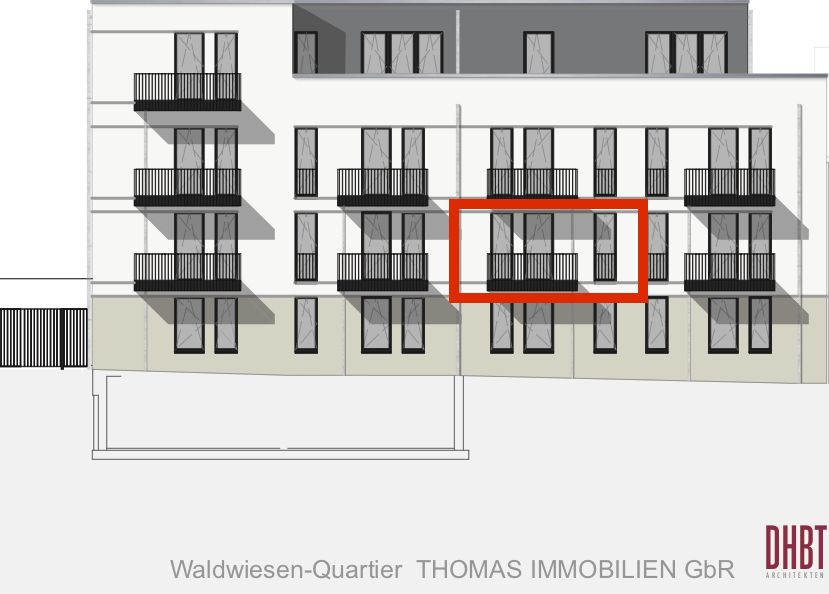 Frontansicht Wohnung 7