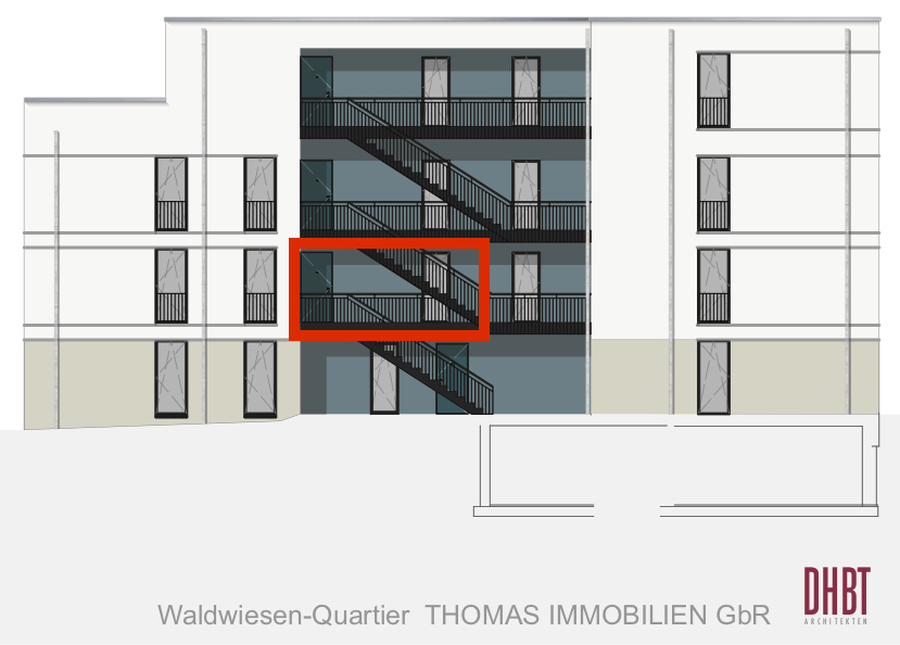 Hofansicht Wohnung 7