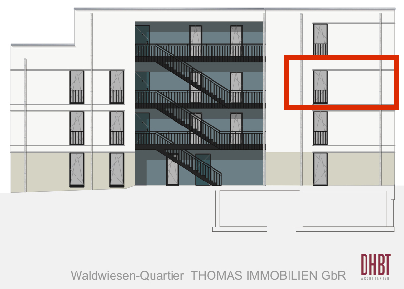 Hofansicht Wohnung 9